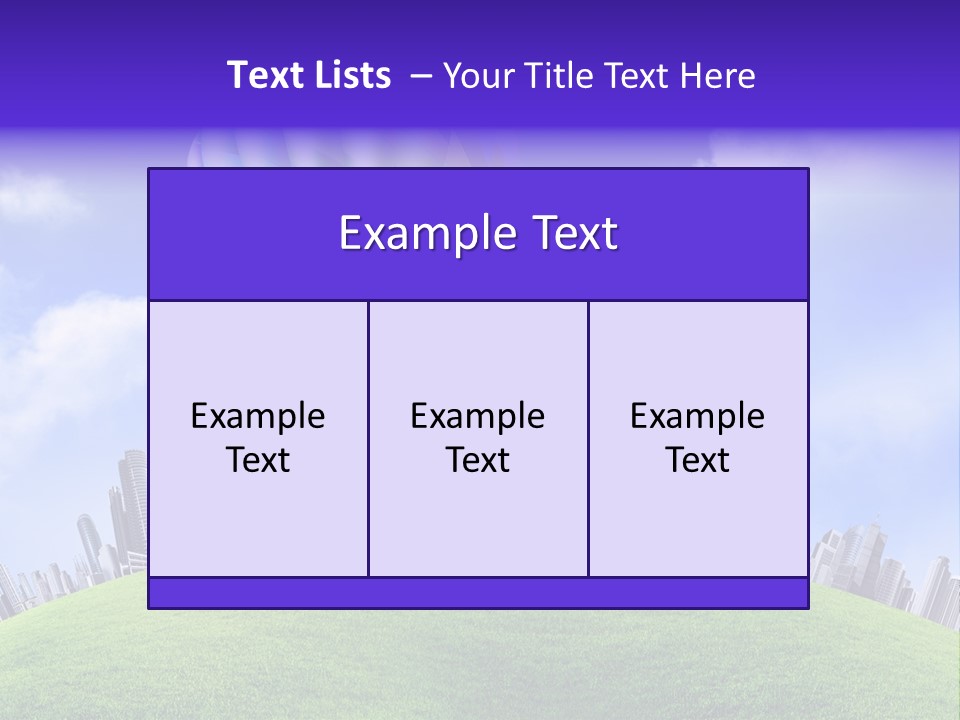 Eiffel Isolated Touristic PowerPoint Template