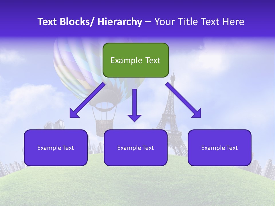 Eiffel Isolated Touristic PowerPoint Template