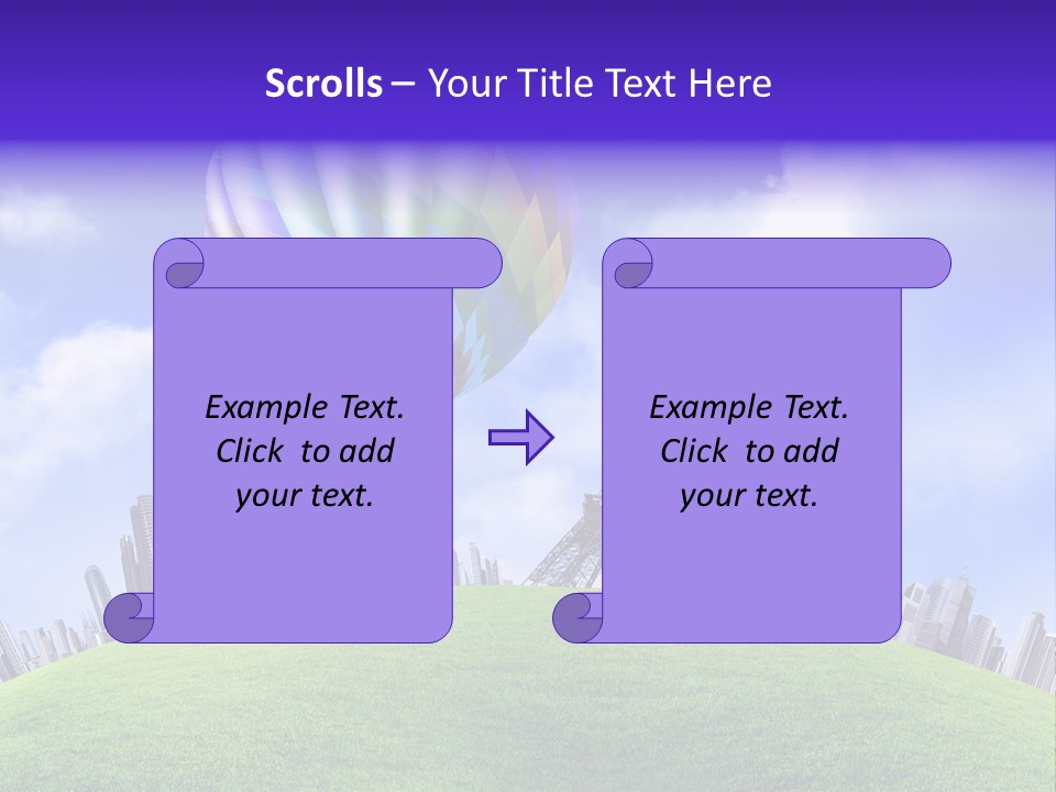Eiffel Isolated Touristic PowerPoint Template