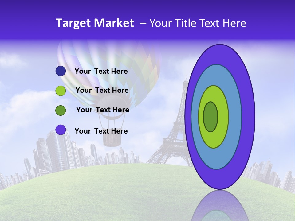 Eiffel Isolated Touristic PowerPoint Template