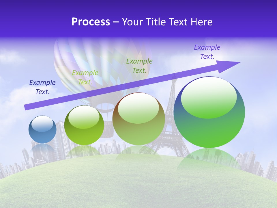 Eiffel Isolated Touristic PowerPoint Template