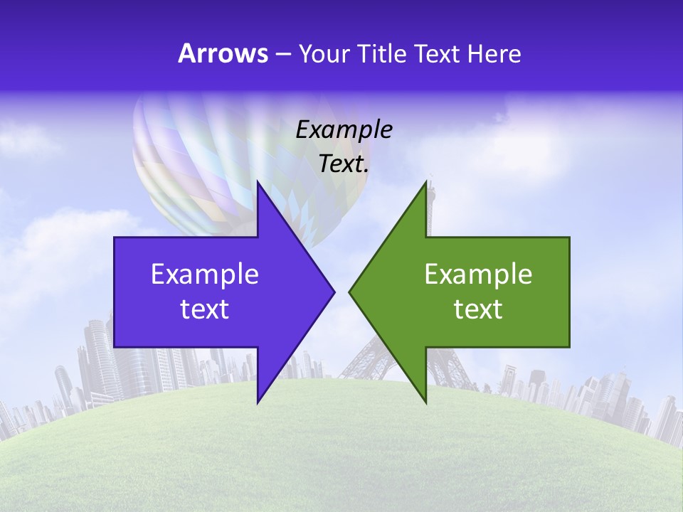 Eiffel Isolated Touristic PowerPoint Template