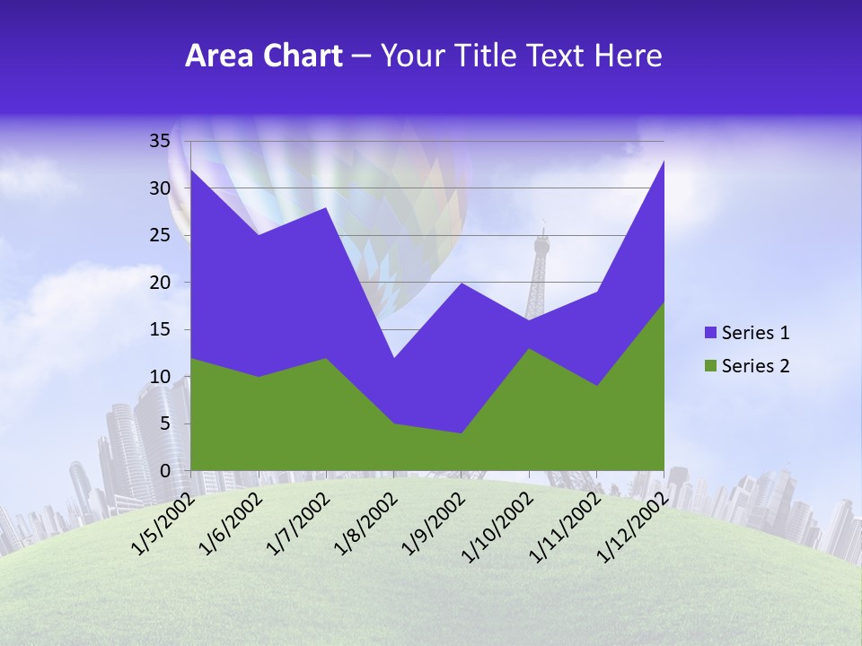 Eiffel Isolated Touristic PowerPoint Template