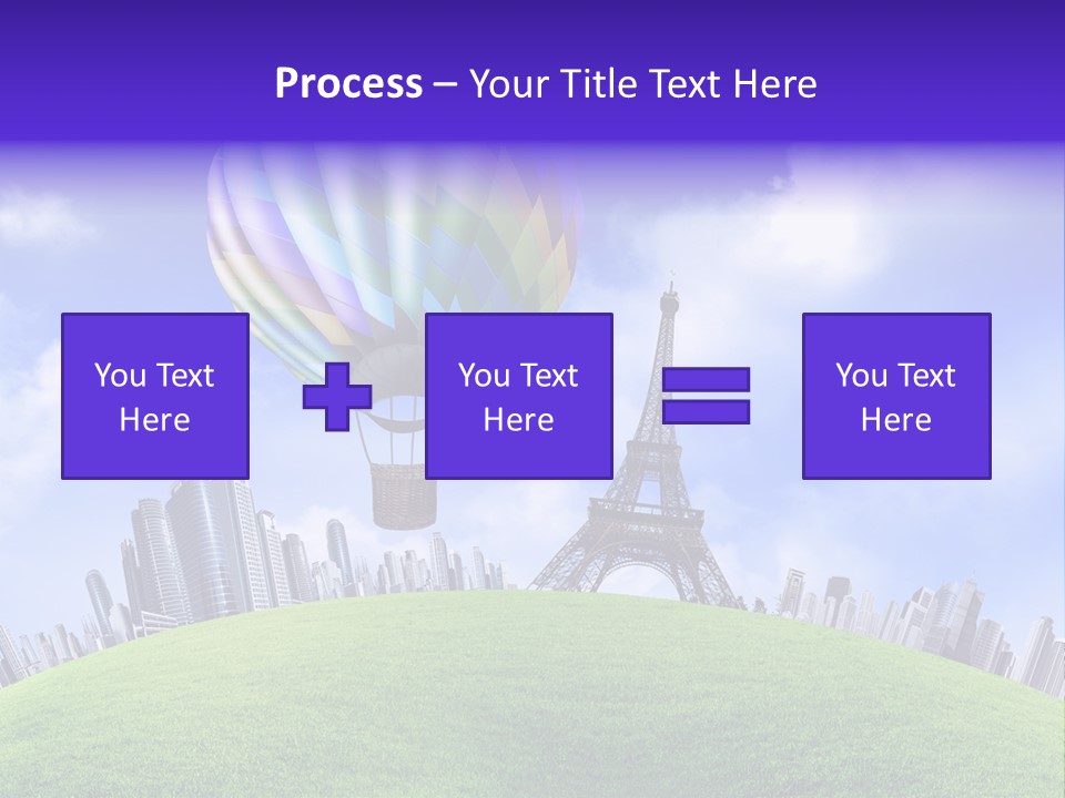 Eiffel Isolated Touristic PowerPoint Template