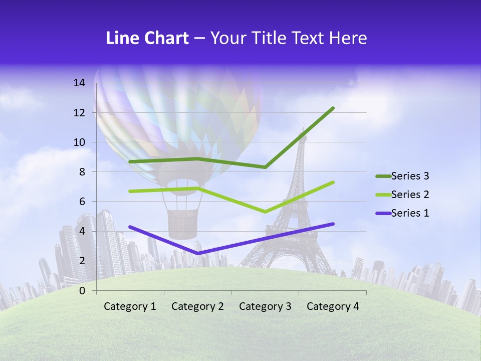 Eiffel Isolated Touristic PowerPoint Template