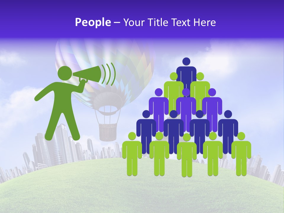 Eiffel Isolated Touristic PowerPoint Template