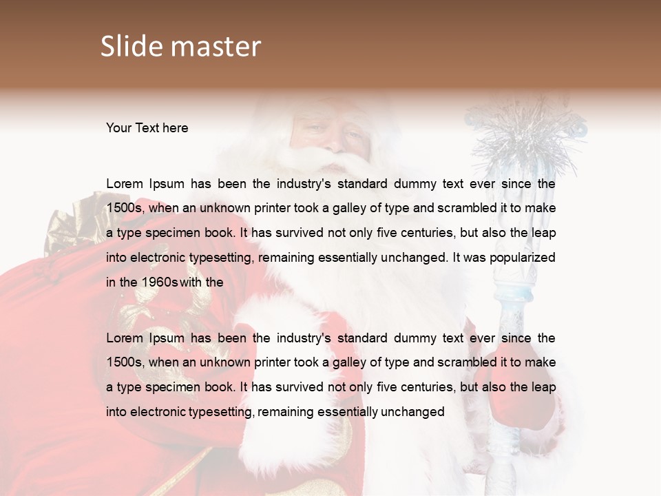 Nicholas Clause Person PowerPoint Template