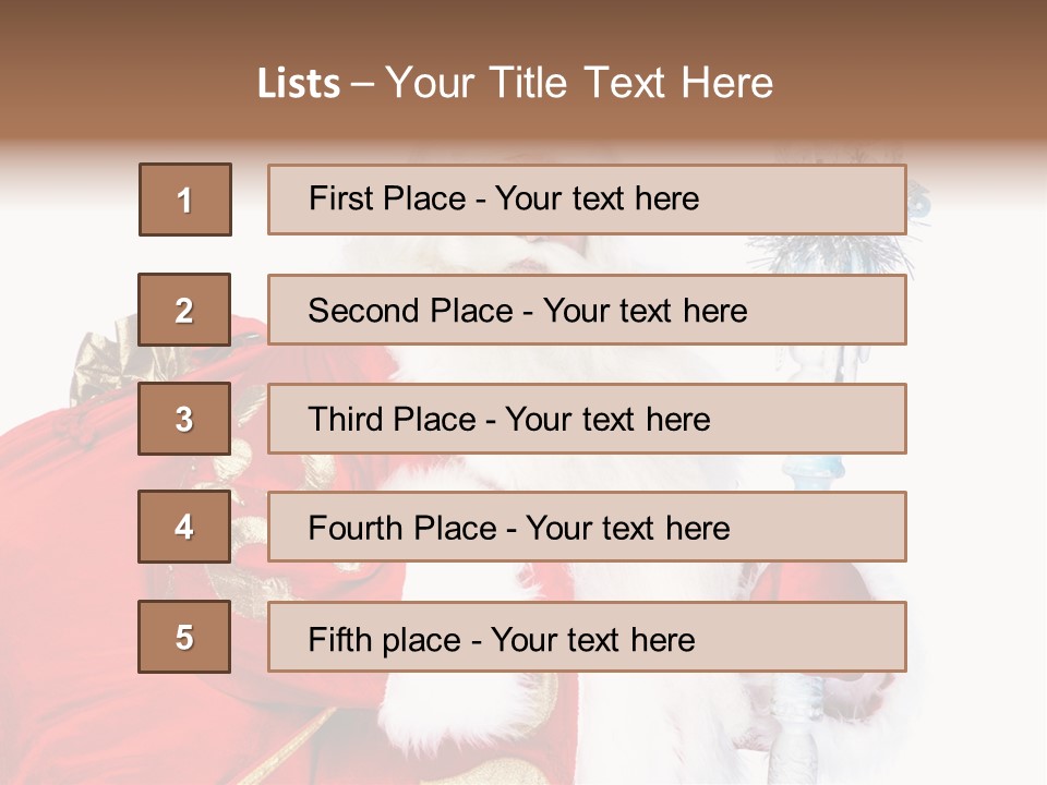 Nicholas Clause Person PowerPoint Template