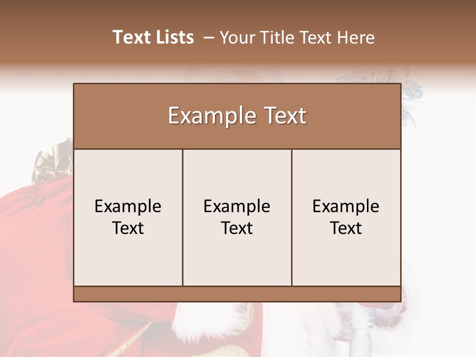Nicholas Clause Person PowerPoint Template