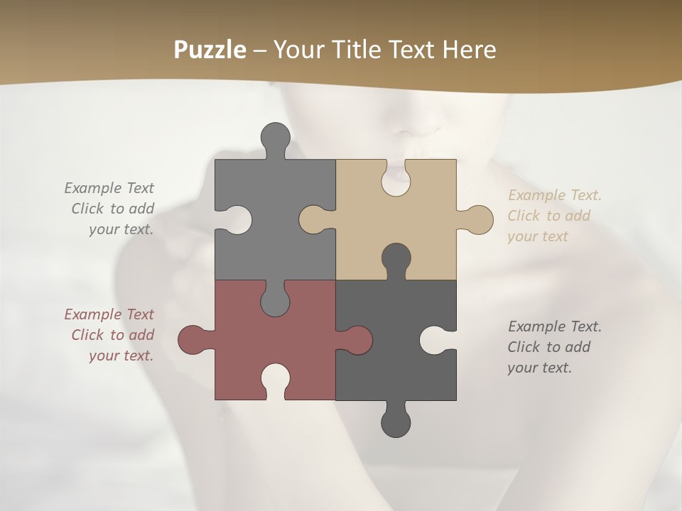 Woman Lady Skin PowerPoint Template