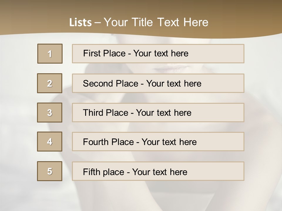 Woman Lady Skin PowerPoint Template