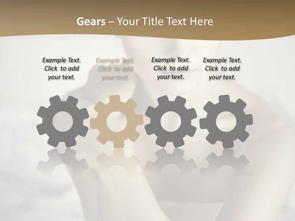 Woman Lady Skin PowerPoint Template