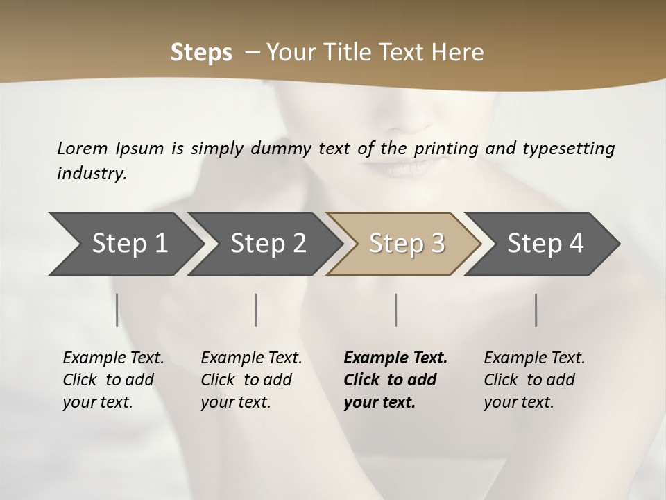Woman Lady Skin PowerPoint Template