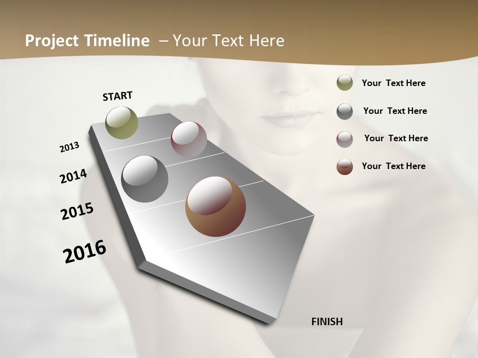Woman Lady Skin PowerPoint Template