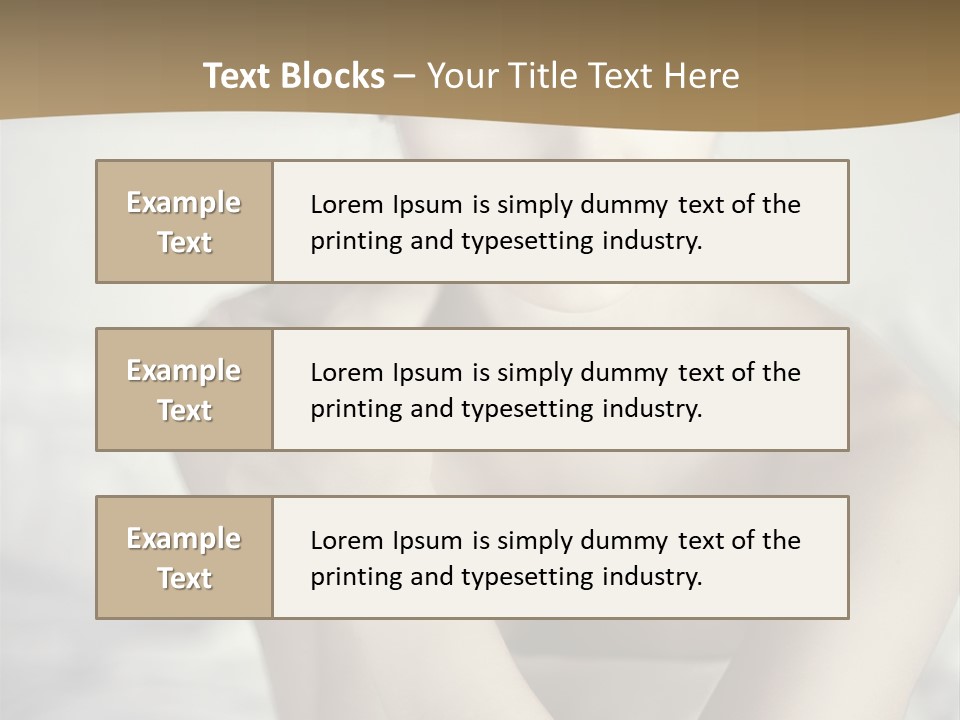 Woman Lady Skin PowerPoint Template