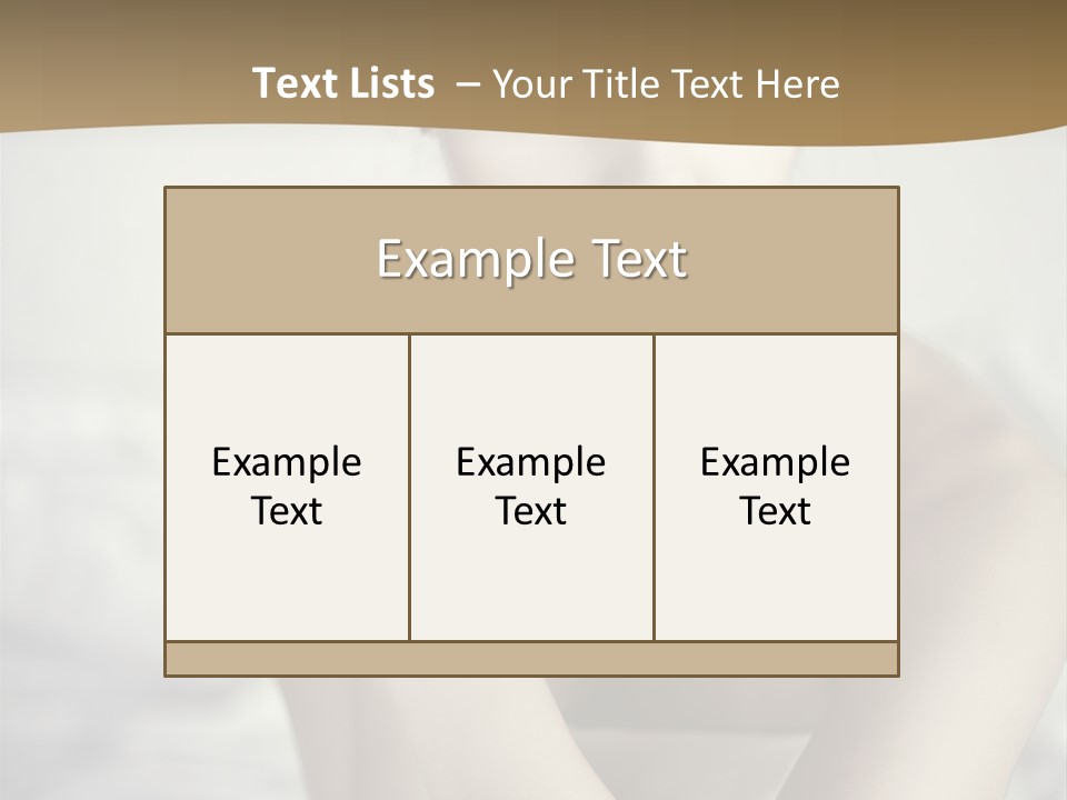 Woman Lady Skin PowerPoint Template