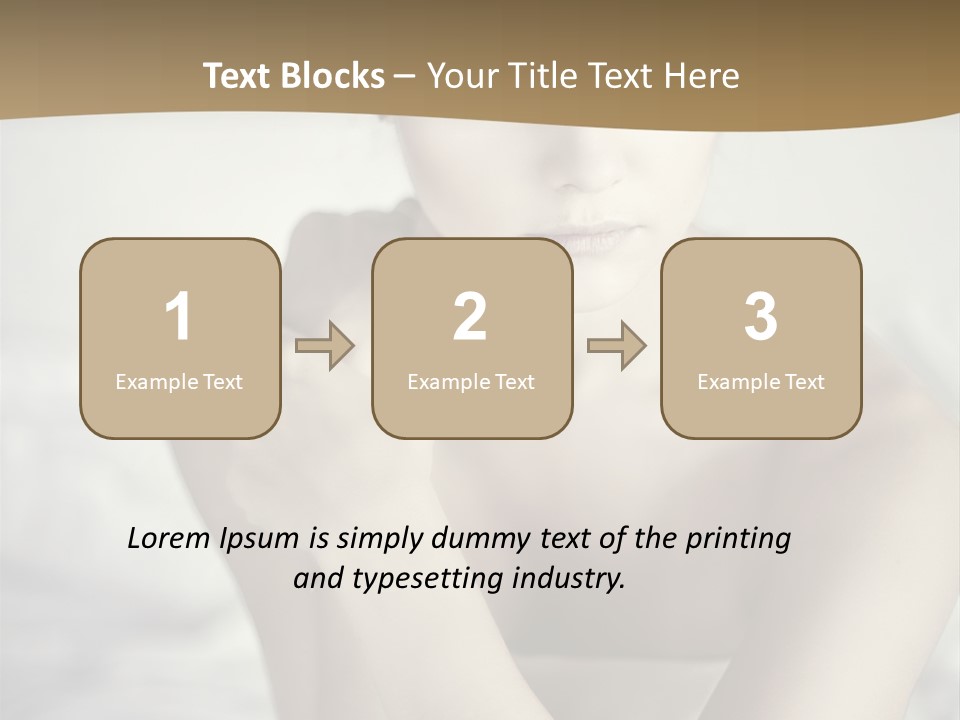 Woman Lady Skin PowerPoint Template