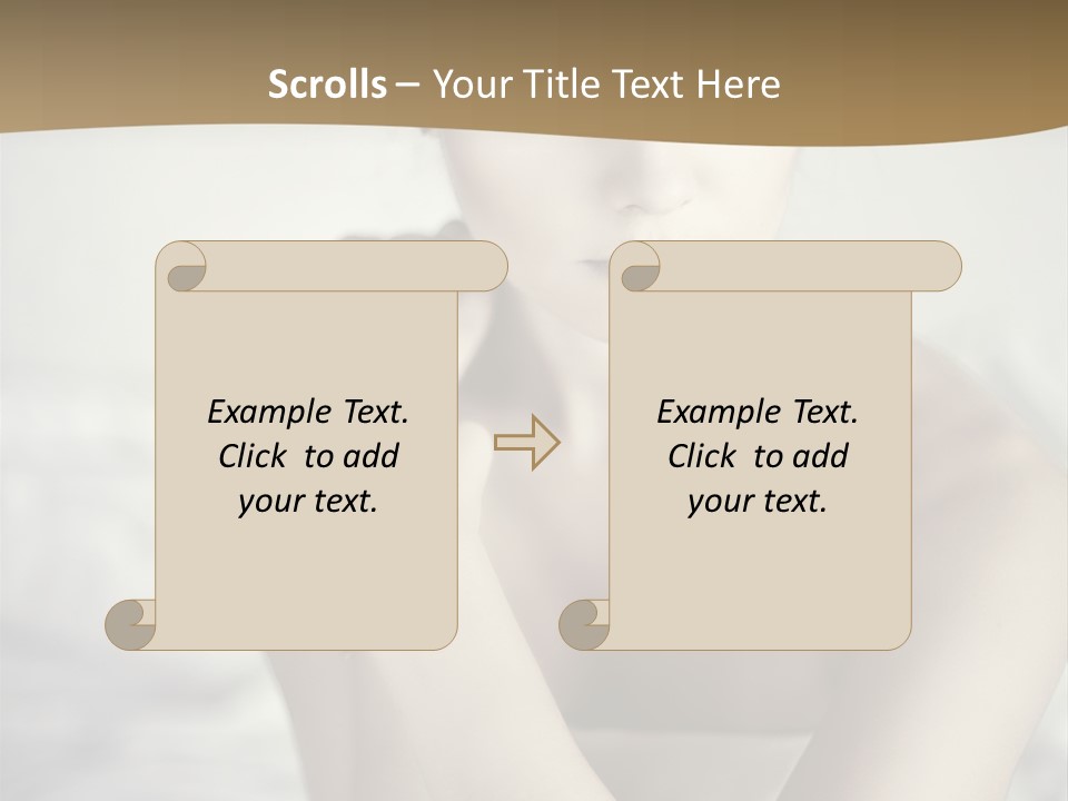 Woman Lady Skin PowerPoint Template