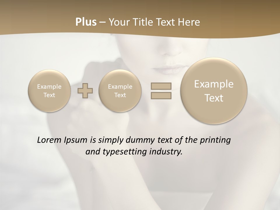 Woman Lady Skin PowerPoint Template