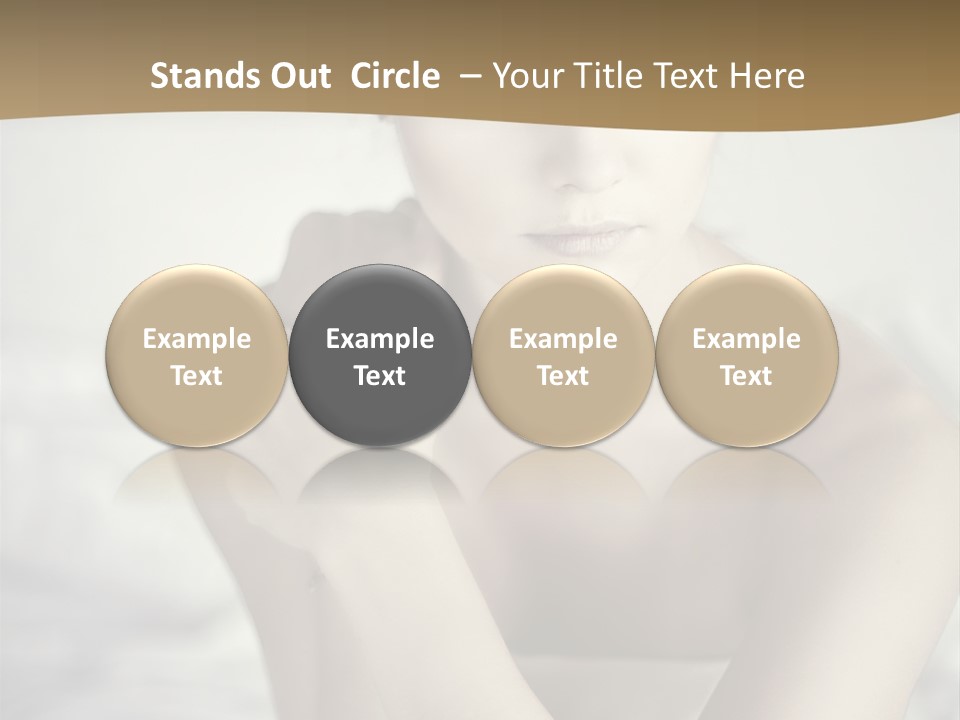 Woman Lady Skin PowerPoint Template