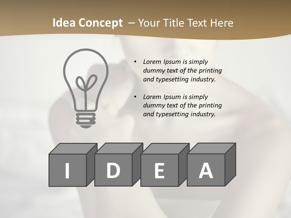 Woman Lady Skin PowerPoint Template