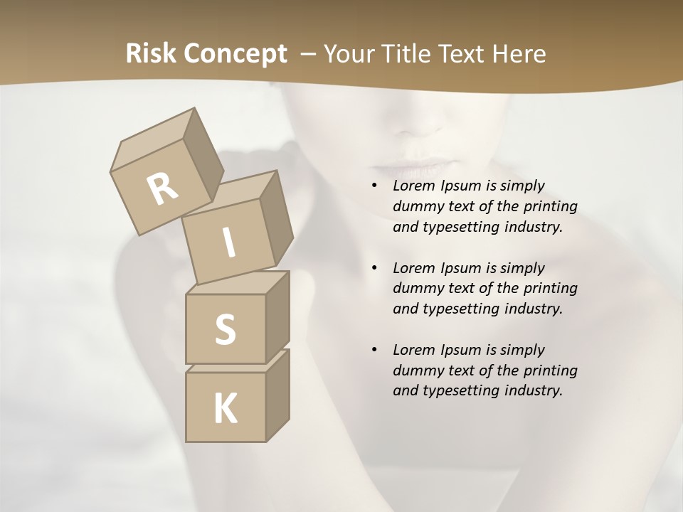 Woman Lady Skin PowerPoint Template