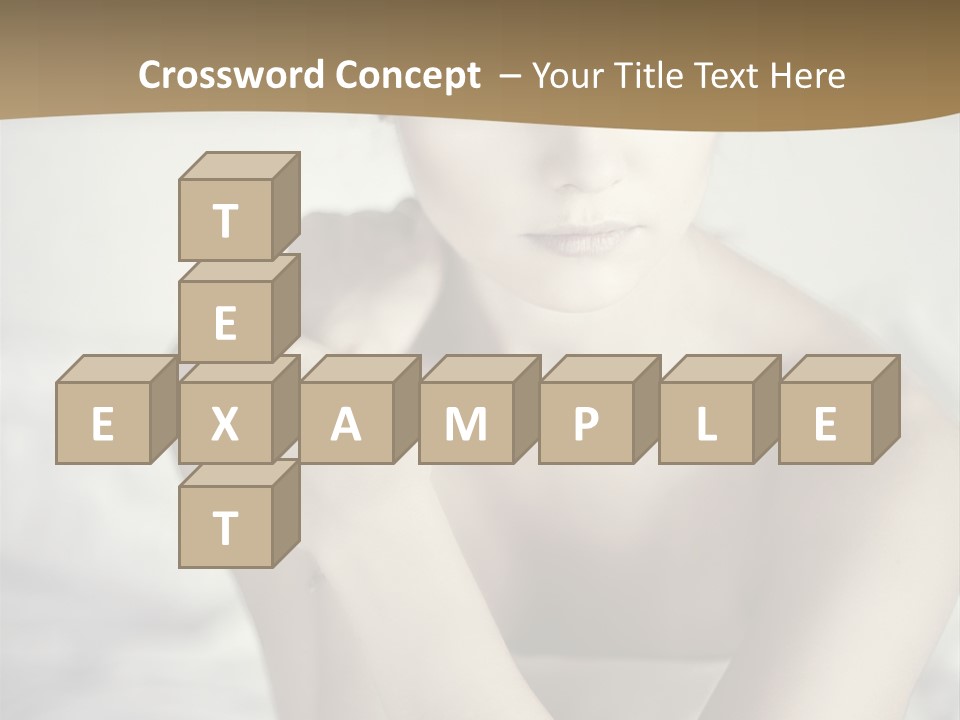 Woman Lady Skin PowerPoint Template