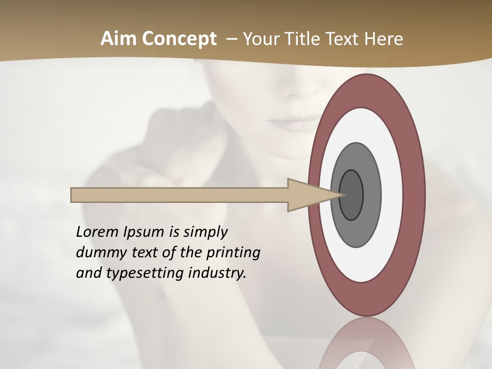 Woman Lady Skin PowerPoint Template