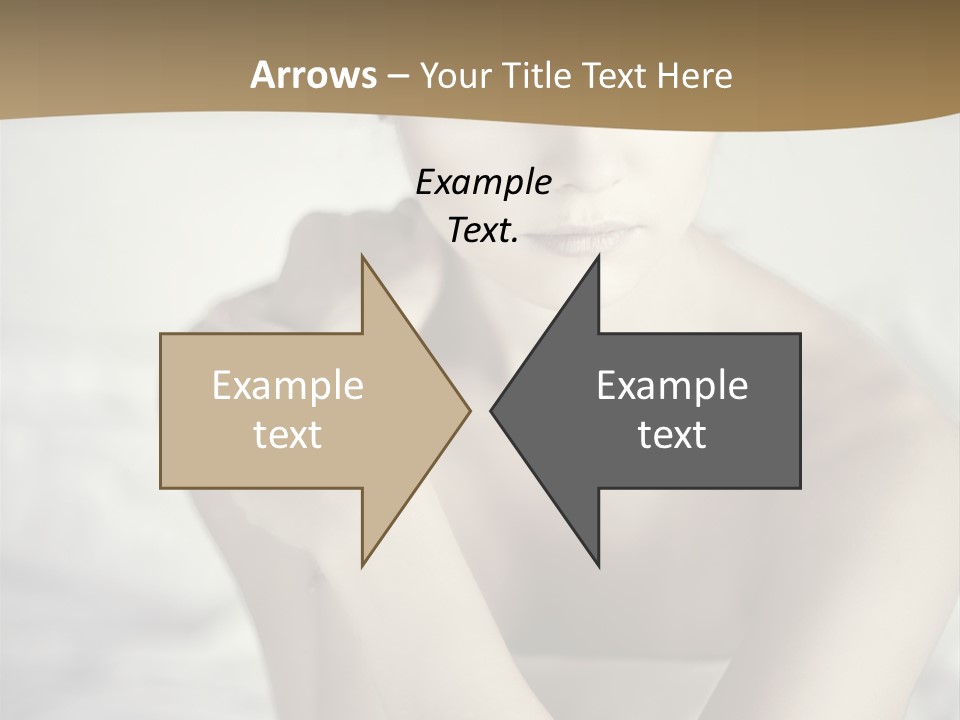 Woman Lady Skin PowerPoint Template