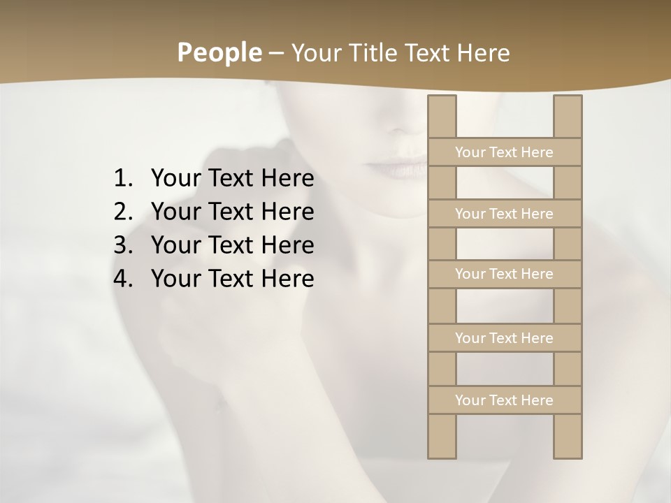 Woman Lady Skin PowerPoint Template