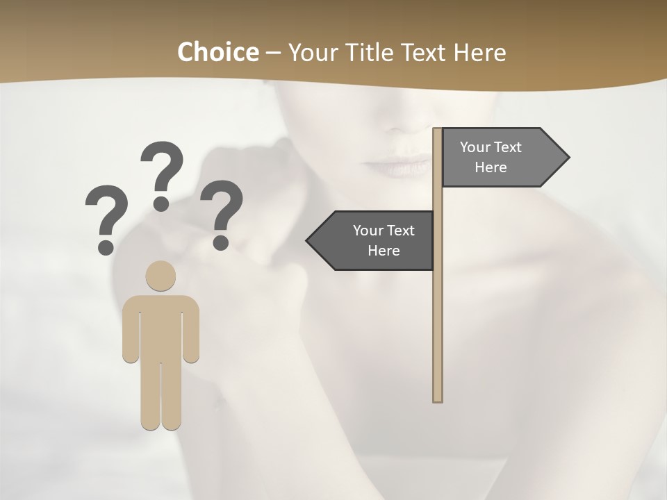 Woman Lady Skin PowerPoint Template