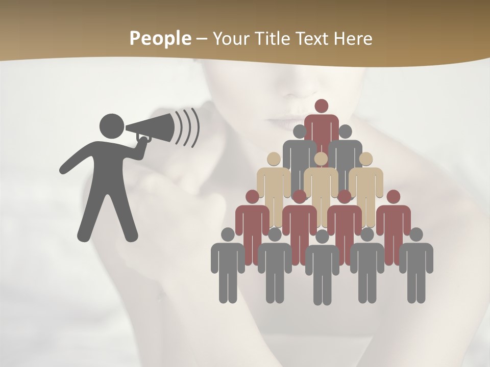 Woman Lady Skin PowerPoint Template