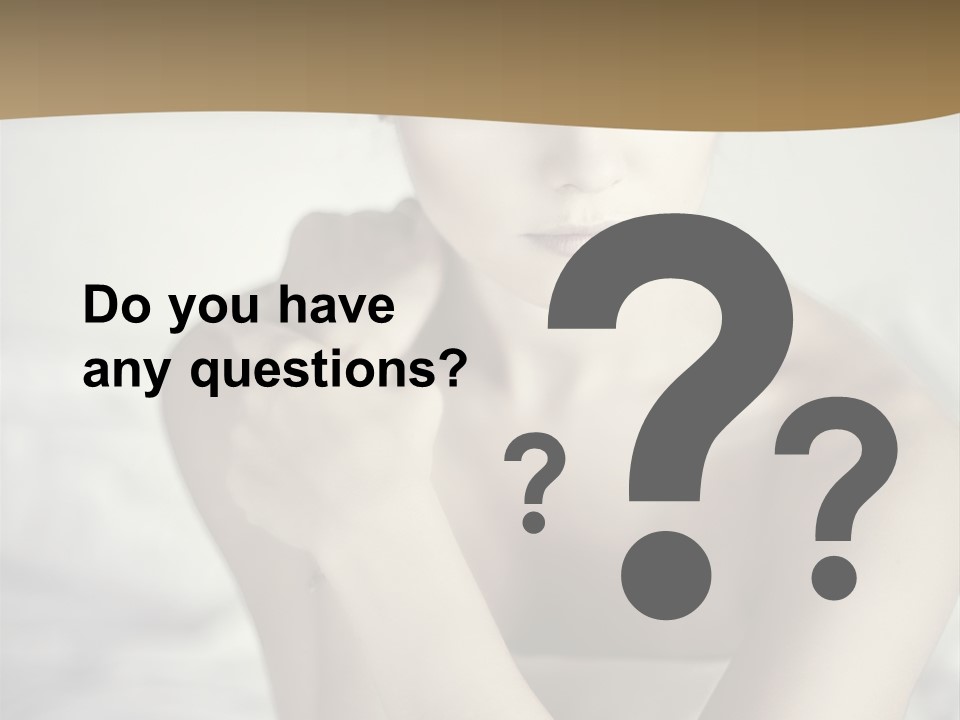 Woman Lady Skin PowerPoint Template