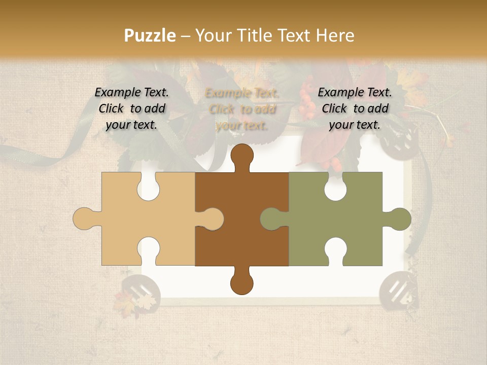 Vintage Sepia Wall PowerPoint Template