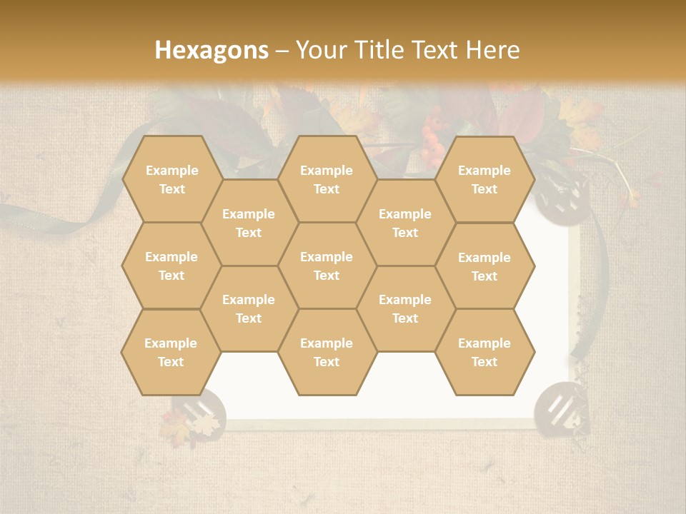 Vintage Sepia Wall PowerPoint Template