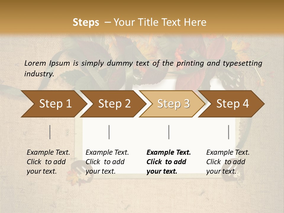 Vintage Sepia Wall PowerPoint Template