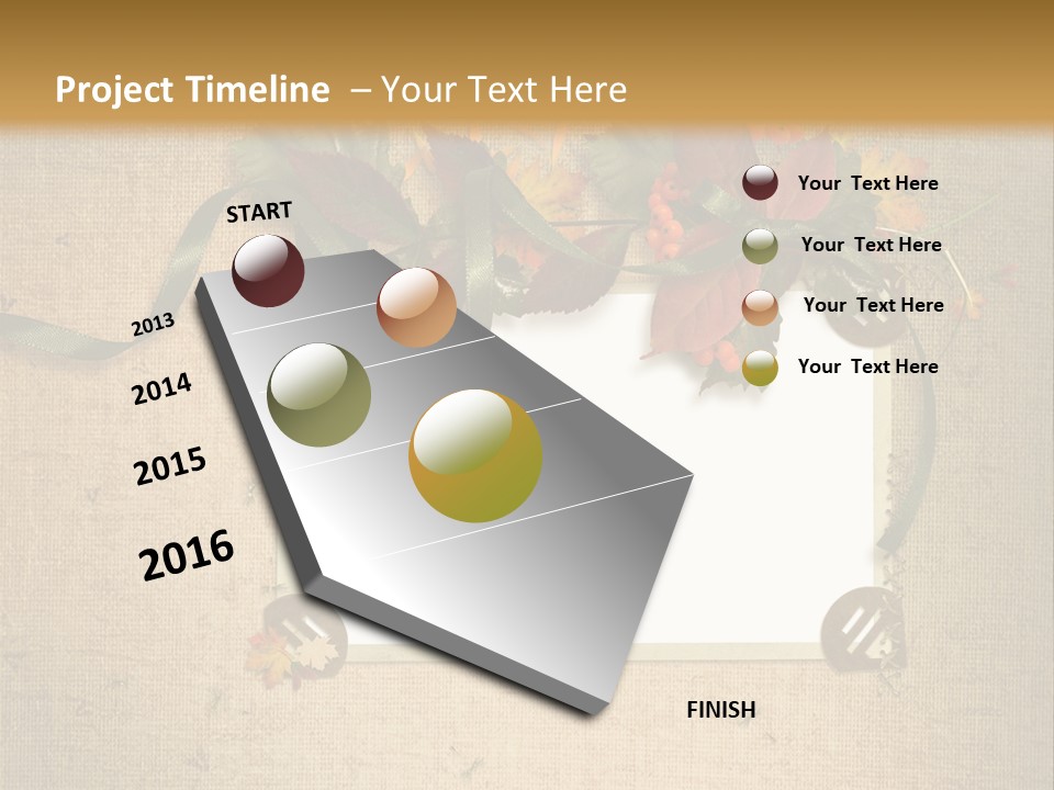 Vintage Sepia Wall PowerPoint Template