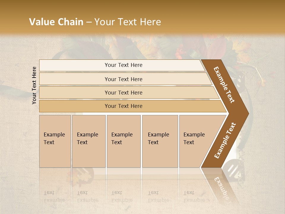 Vintage Sepia Wall PowerPoint Template