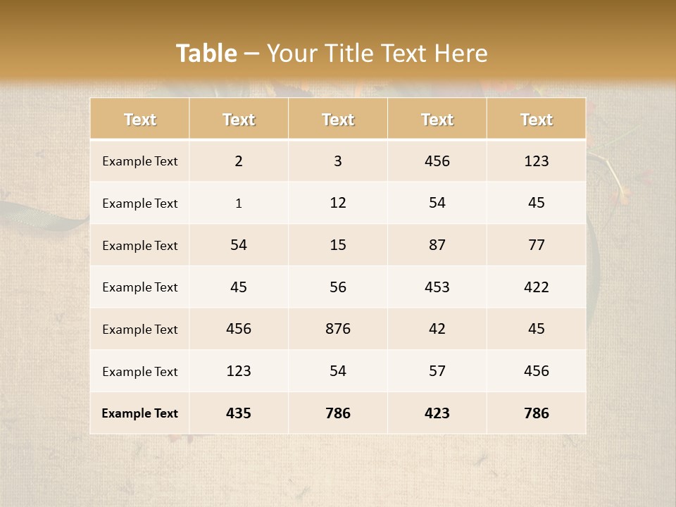 Vintage Sepia Wall PowerPoint Template