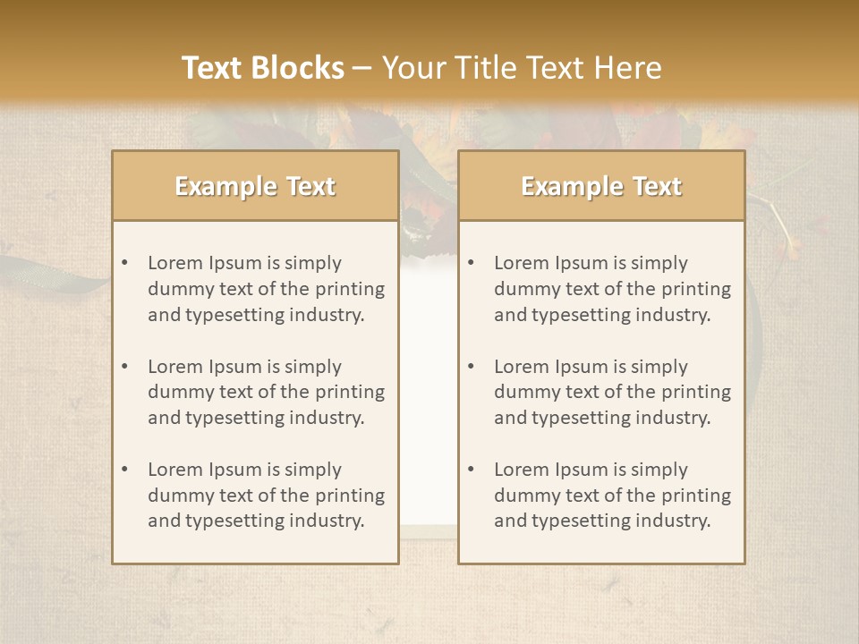 Vintage Sepia Wall PowerPoint Template