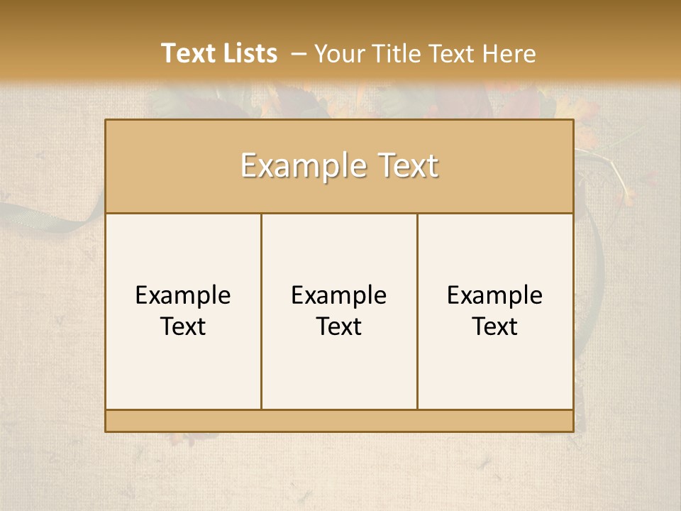 Vintage Sepia Wall PowerPoint Template