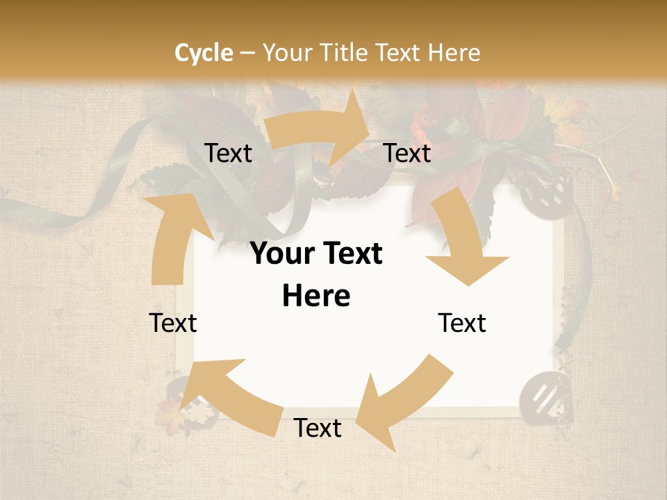 Vintage Sepia Wall PowerPoint Template