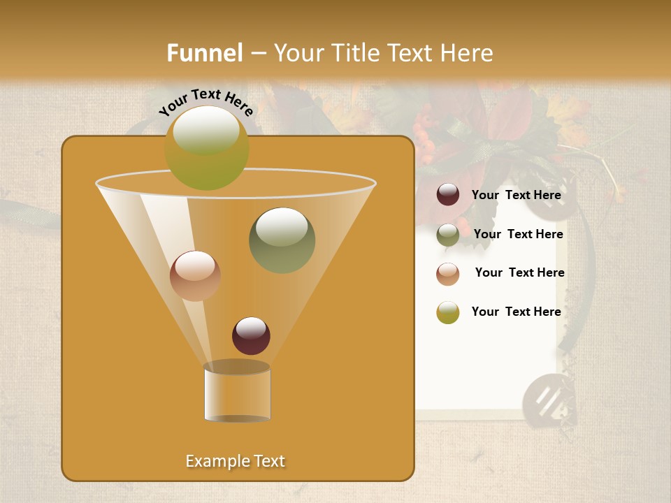 Vintage Sepia Wall PowerPoint Template