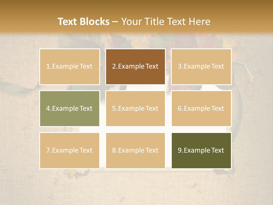 Vintage Sepia Wall PowerPoint Template