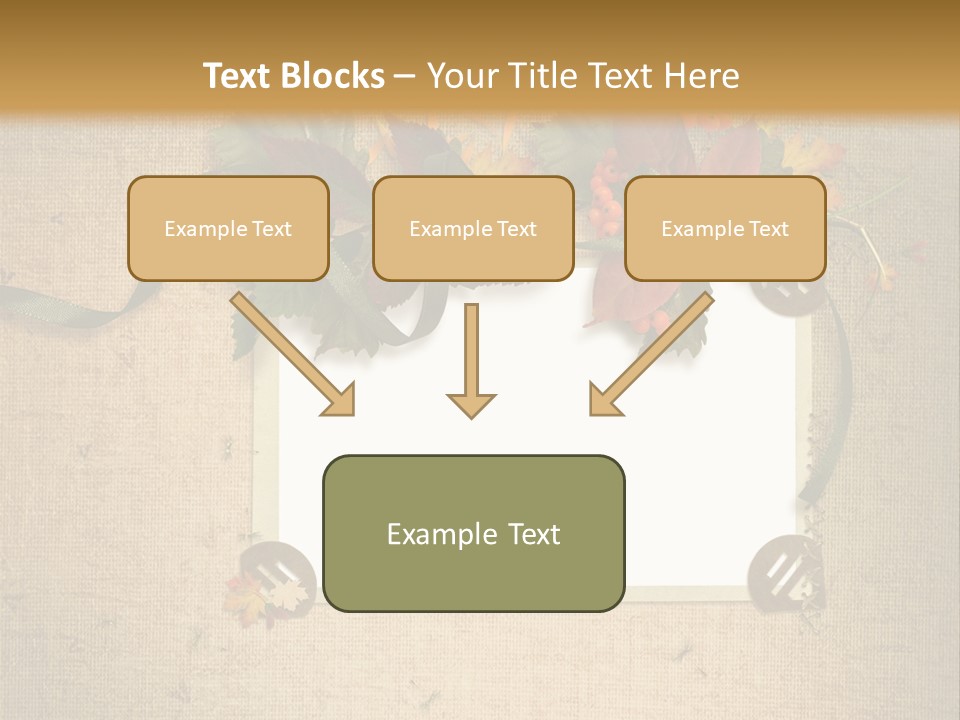 Vintage Sepia Wall PowerPoint Template