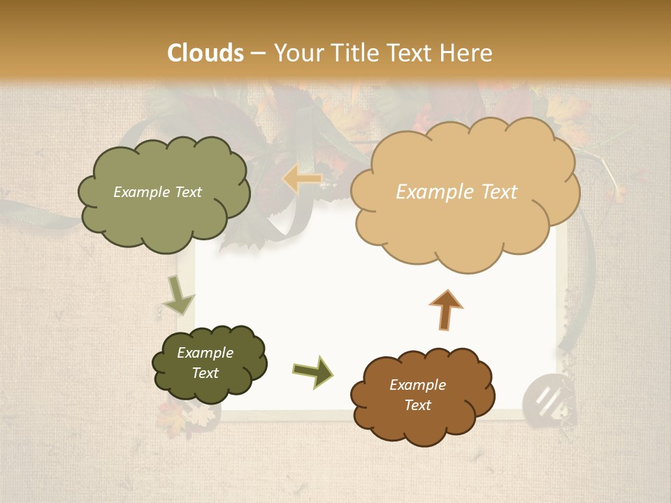 Vintage Sepia Wall PowerPoint Template