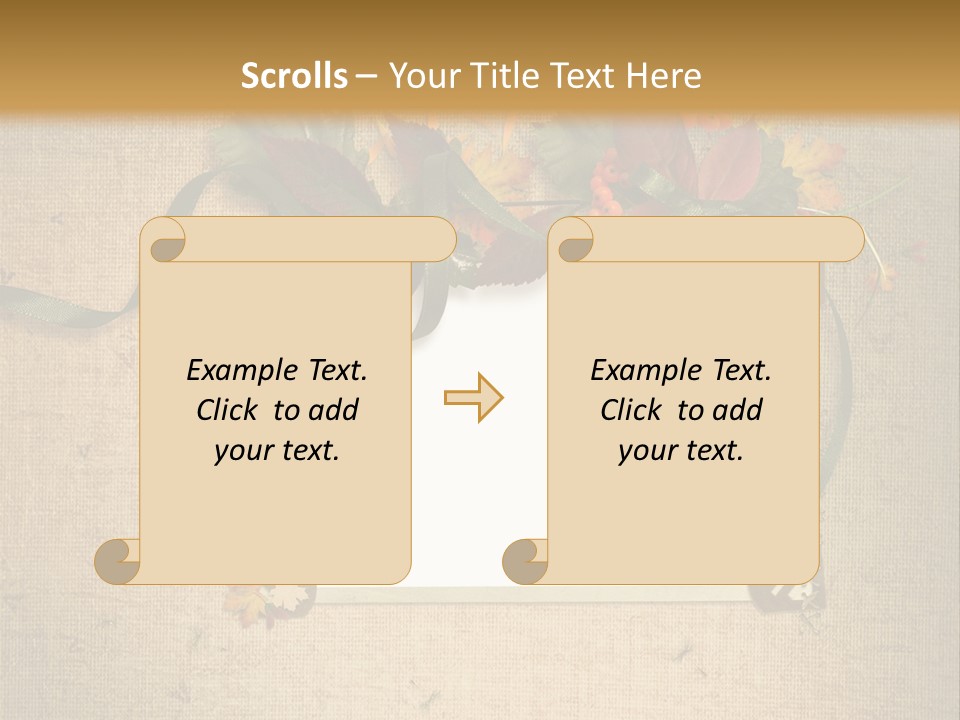 Vintage Sepia Wall PowerPoint Template