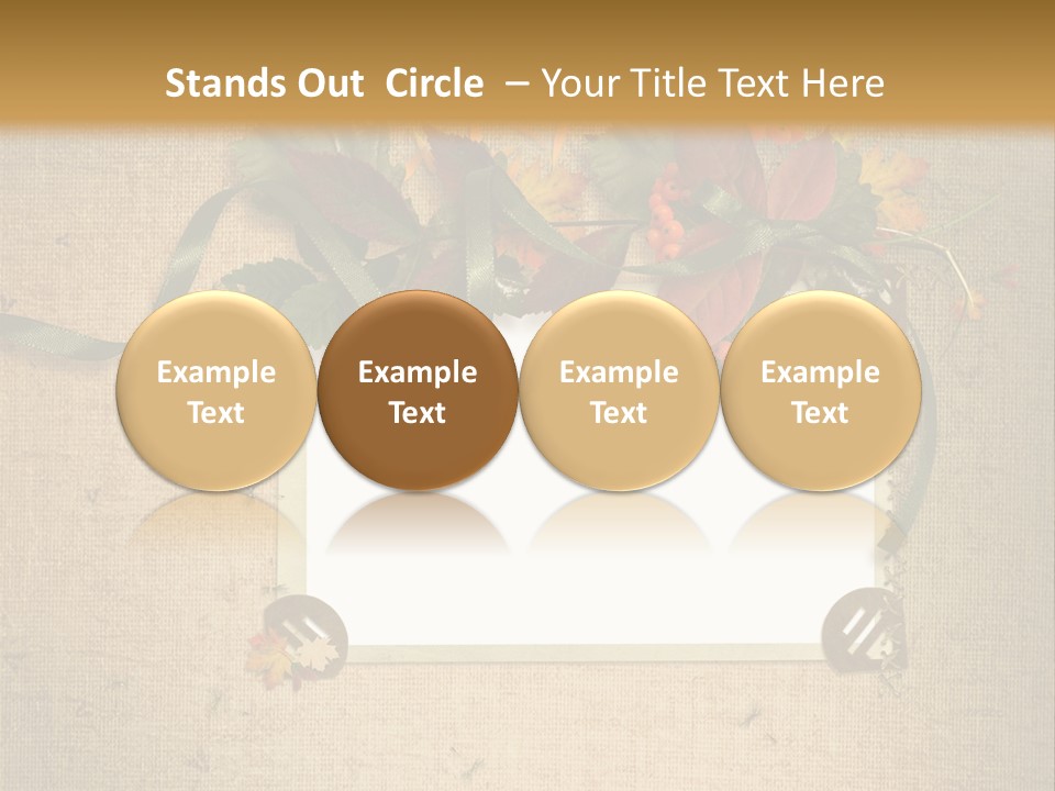 Vintage Sepia Wall PowerPoint Template