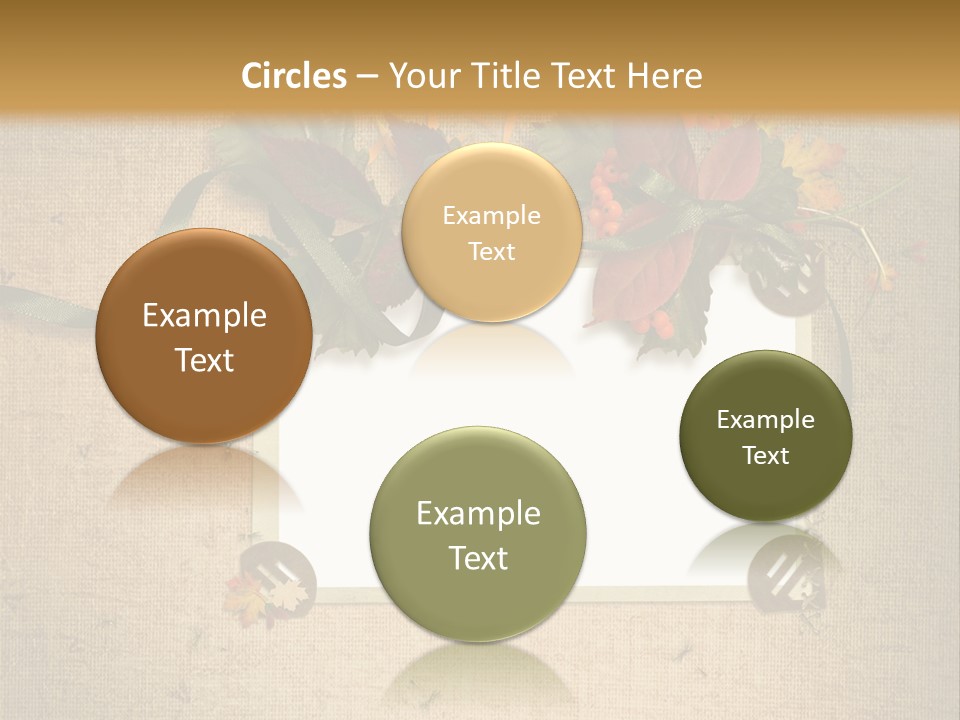 Vintage Sepia Wall PowerPoint Template