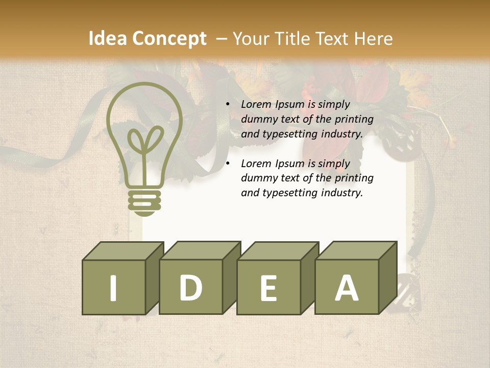 Vintage Sepia Wall PowerPoint Template